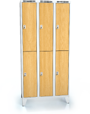 Divided cloakroom locker ALDERA with feet 1920 x 900 x 500